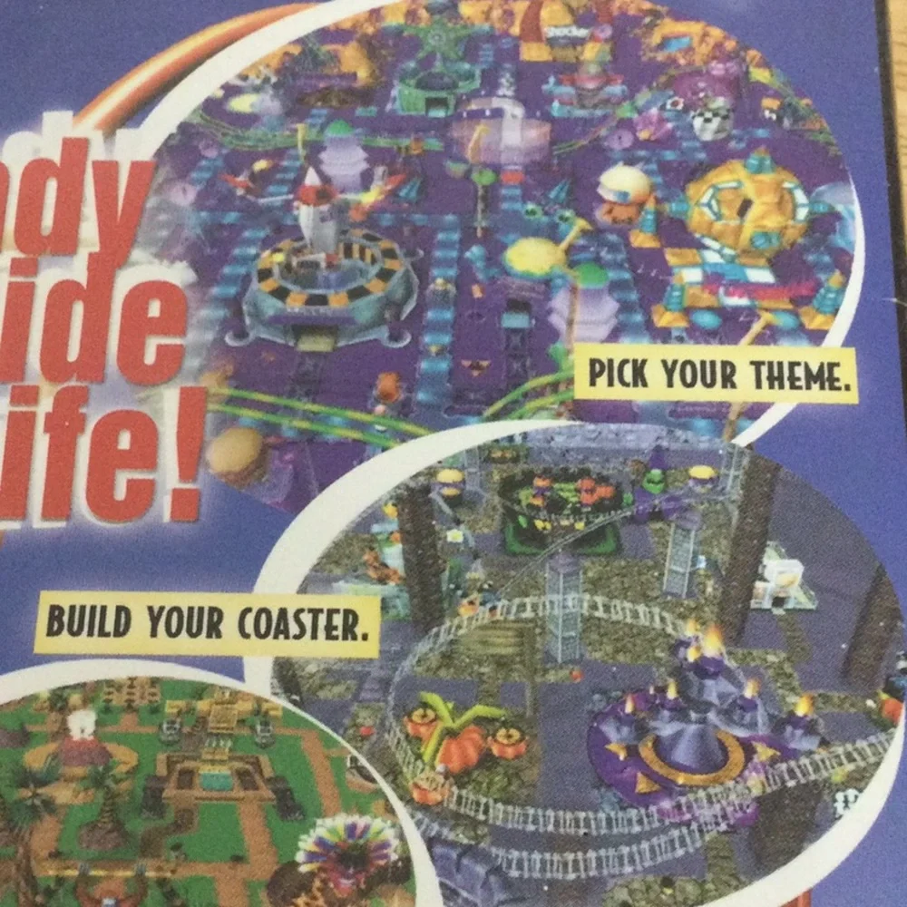 🌞 PlayStation 2 game Theme Park Roller Coaster by EA games